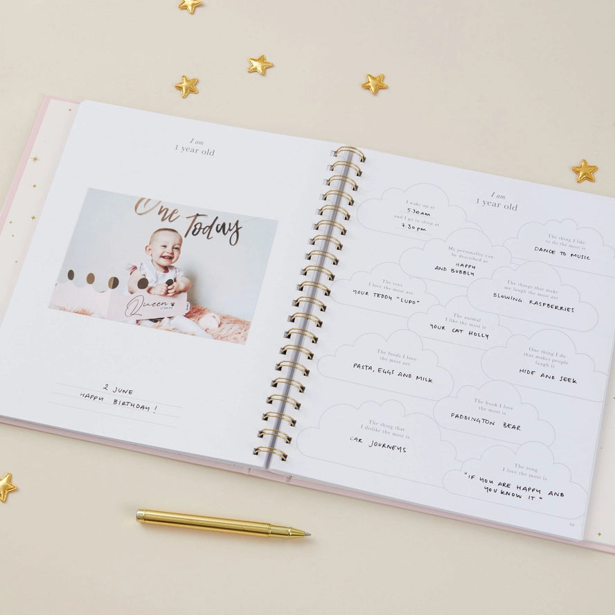 Blush & Gold - Baby Book - Blush