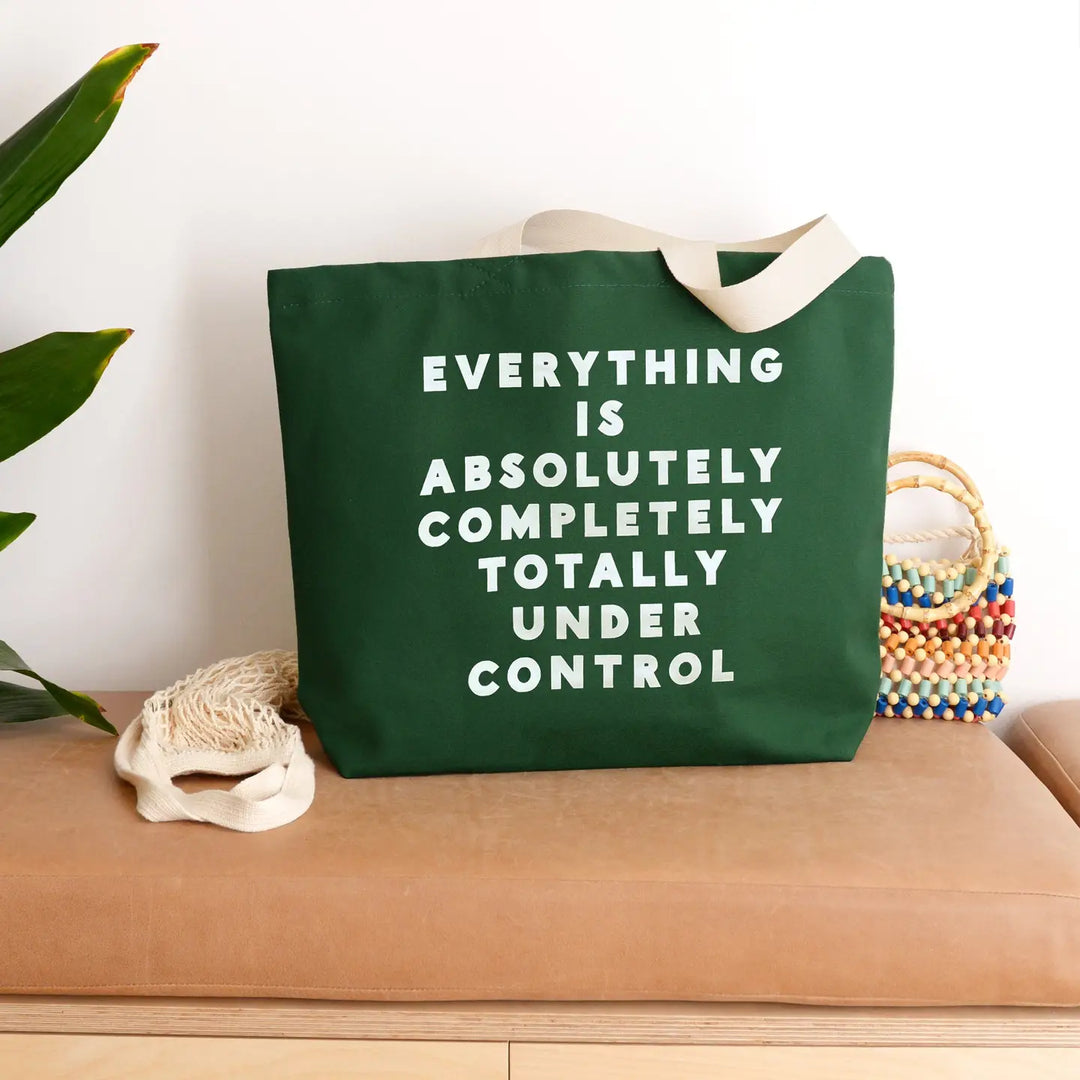 Alphabet Bags - Everything is under control -Forest Green