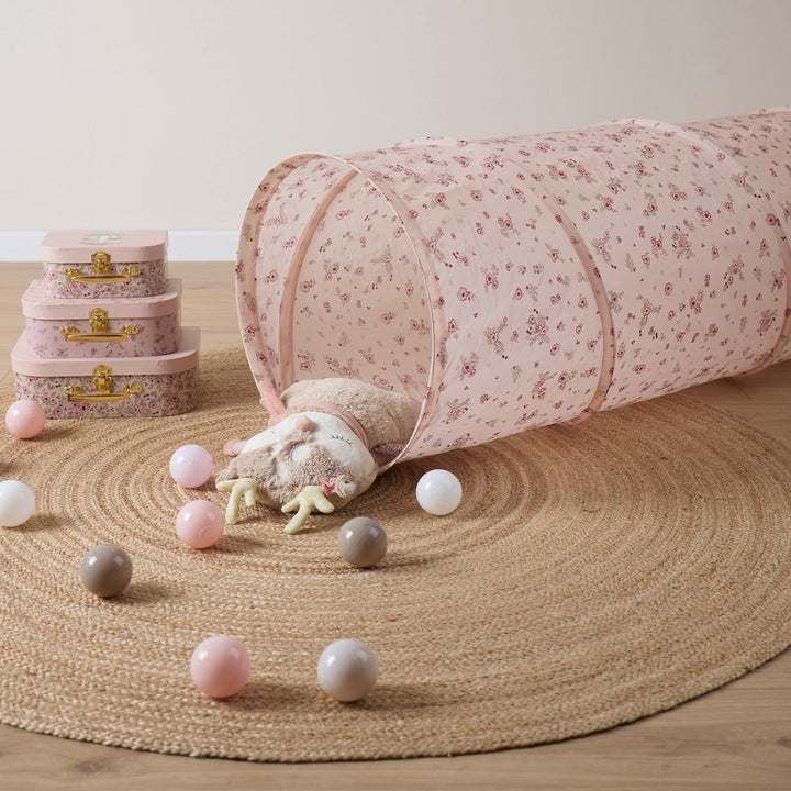 Bieco Spielwaren - Pop Up Play Tunnel - Dreamy Flowers