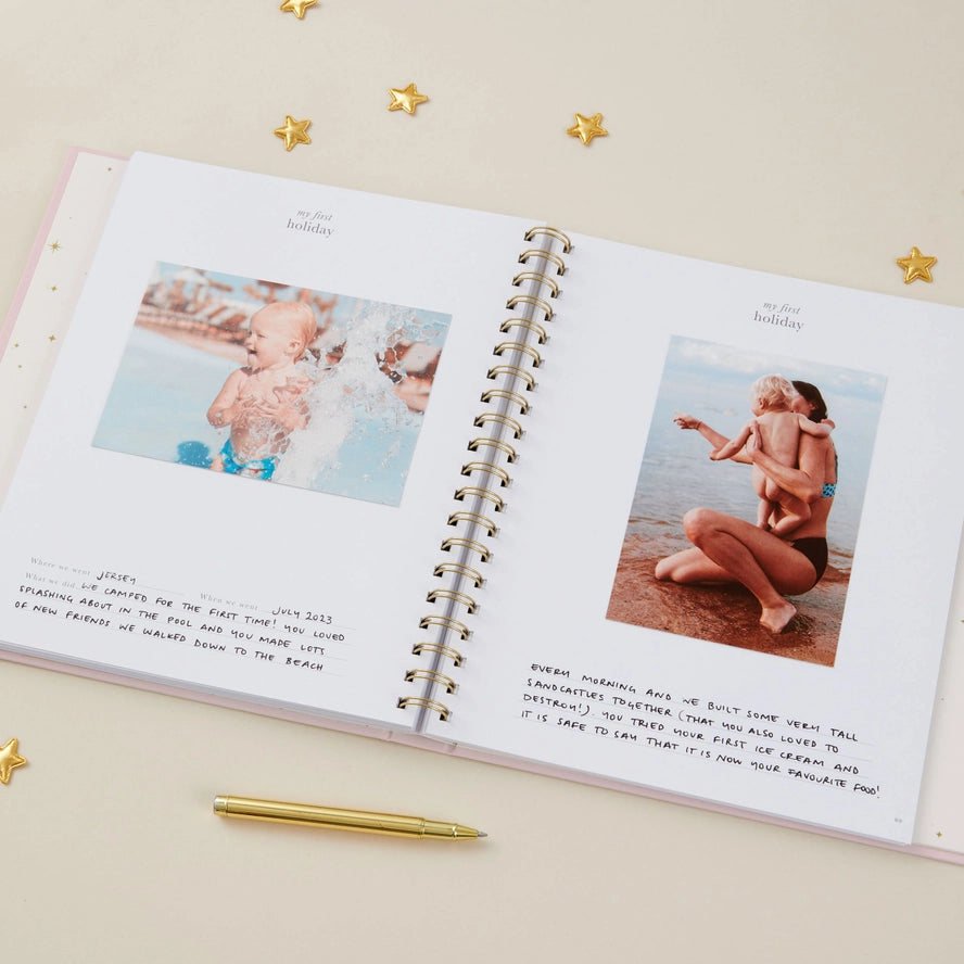 Blush & Gold - Baby Book - Blush