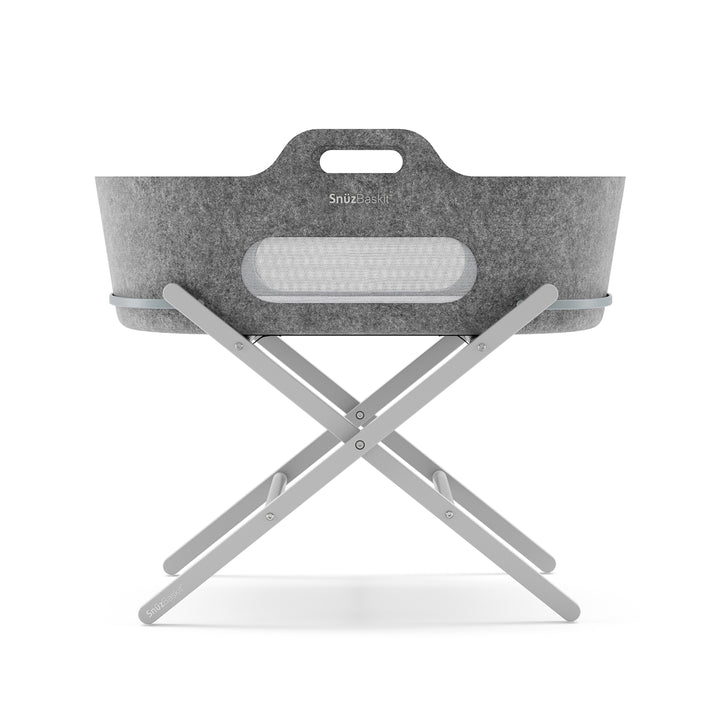 Snuz - Baskit and Stand Set - Dark Grey / Dove Pine