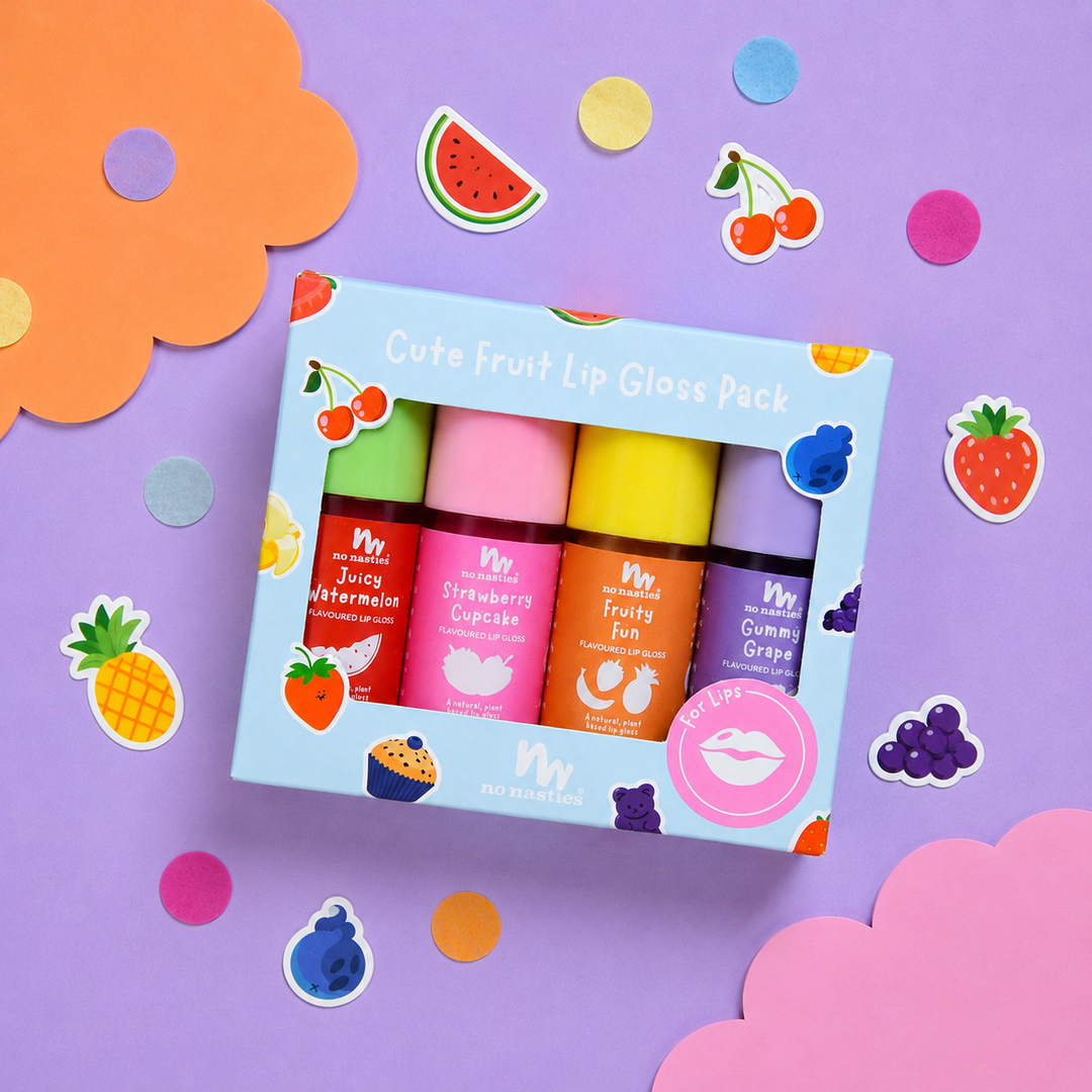 No Nasties - Lip Gloss Gift Set - Fruity 4 Pack
