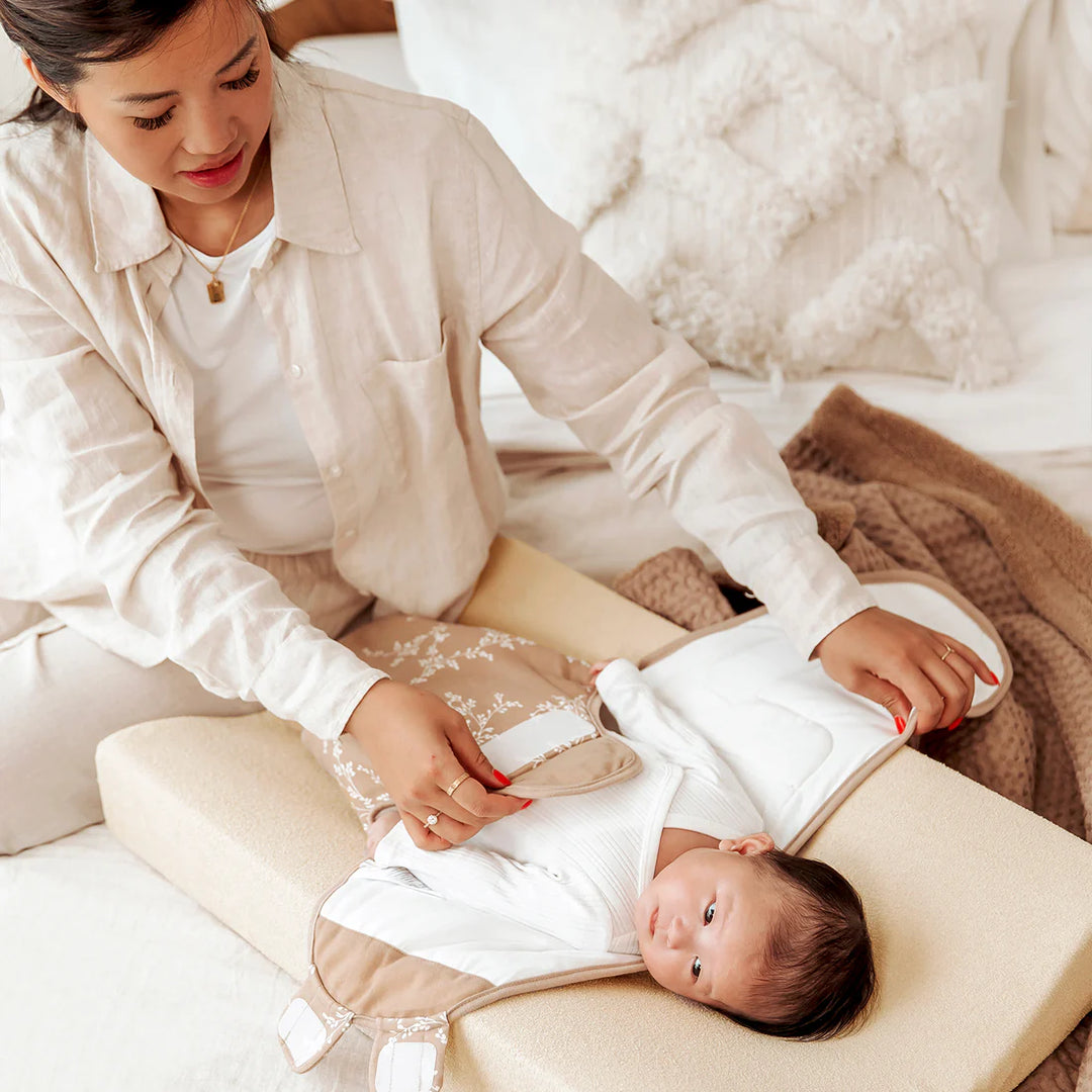 Meyco - Changing Mat Cover Terry - Soft Sand - Mabel & Fox