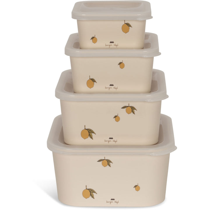 Konges Slojd - Food Container Set - Lemon