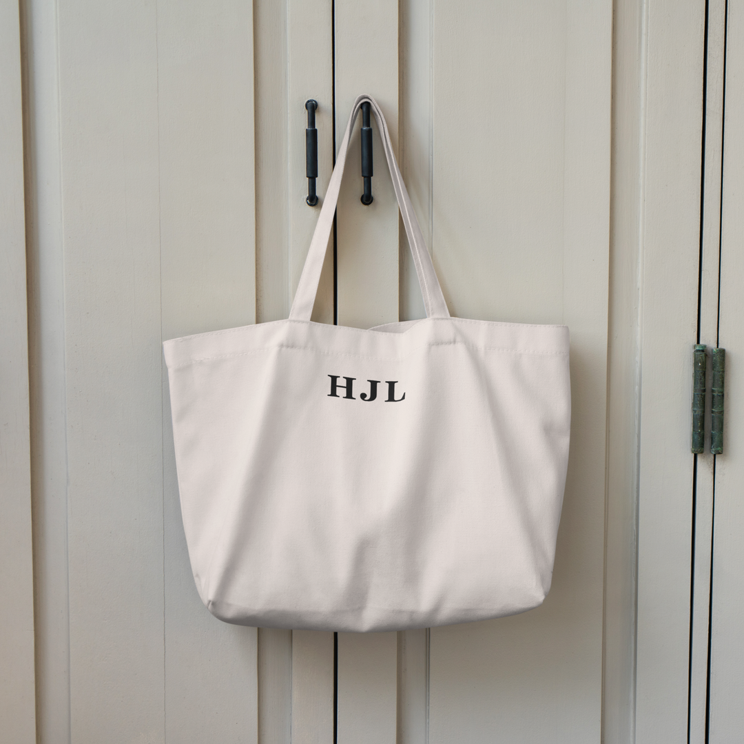 Mabel & Fox - Canvas Tote Bag - Personalised Initials