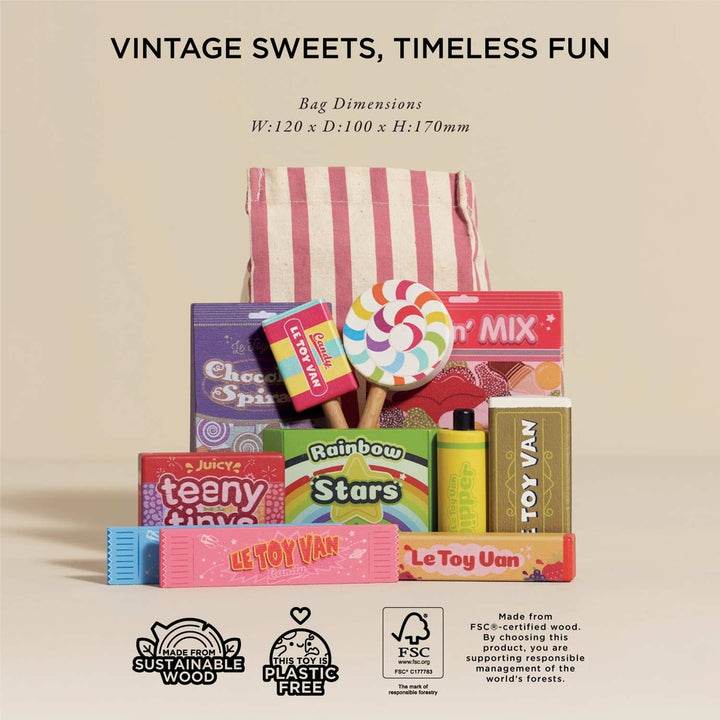 Le Toy Van – Retro Sweets & Candy Roleplay Set