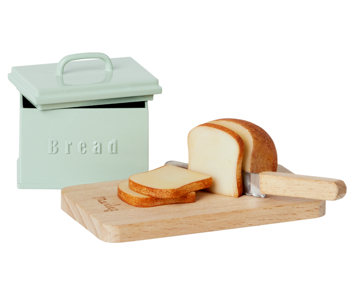 Maileg – Bread Box w. Utensils, Miniature
