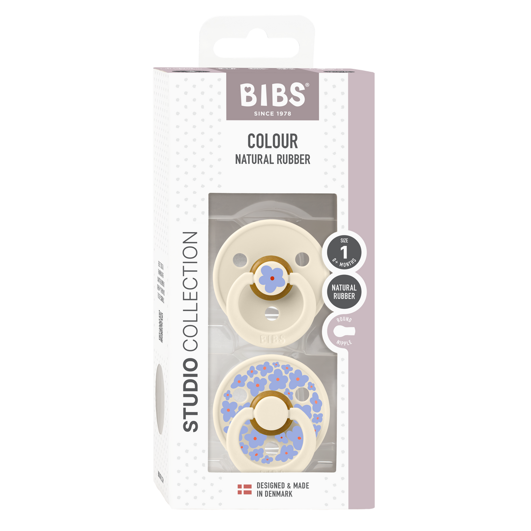 Bibs - Studio Colour Jasmine Pacifier - Ivory - Mabel & Fox