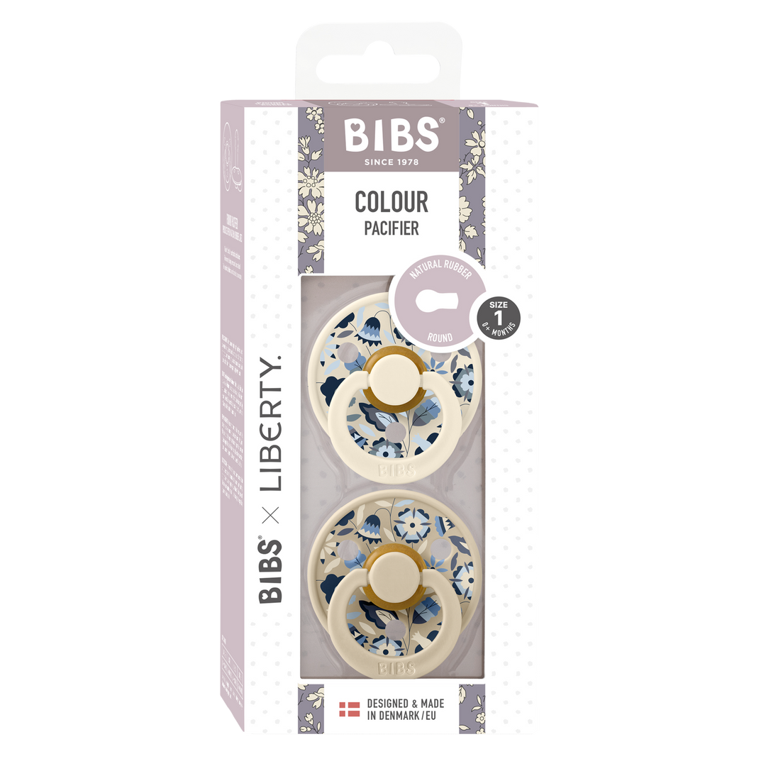 Bibs x Liberty - Colour Pacifier - Bobo - Ivory Mix - Mabel & Fox