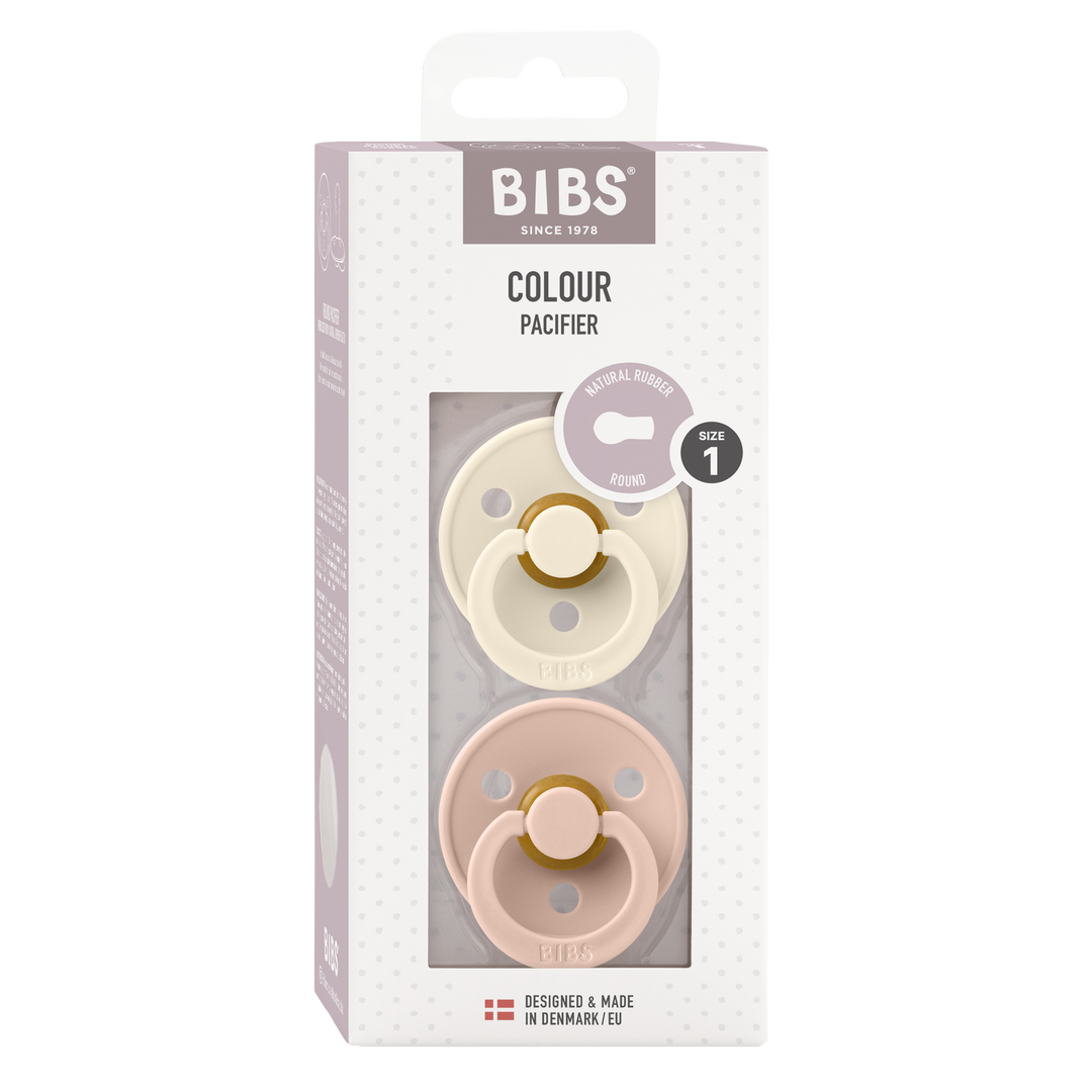 Bibs - Colour Pacifier - Ivory / Blush