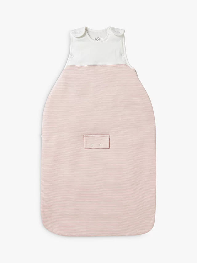 Baby Mori -Clever Sleeping Bag- 0.5 Tog- Blush Stripe