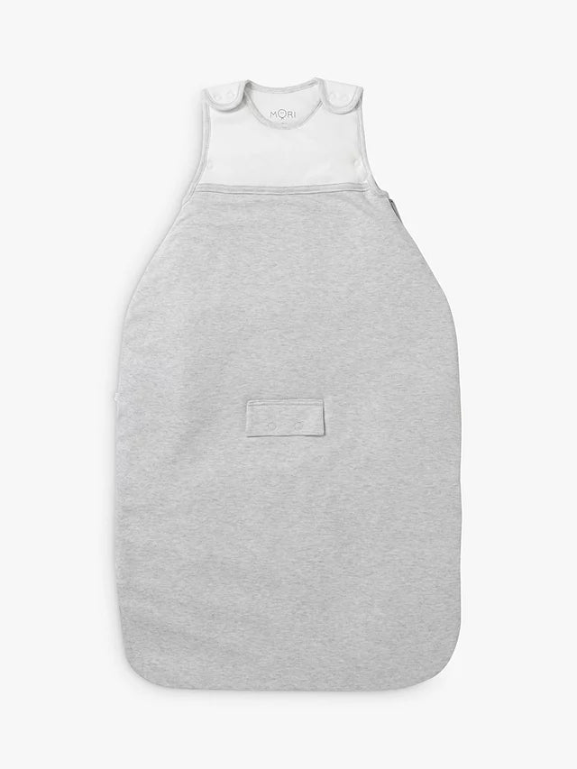 Baby Mori -Clever Sleeping Bag- 2.5 Tog- Grey - Mabel & Fox