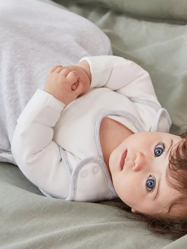 Baby Mori -Clever Sleeping Bag- 2.5 Tog- Grey - Mabel & Fox
