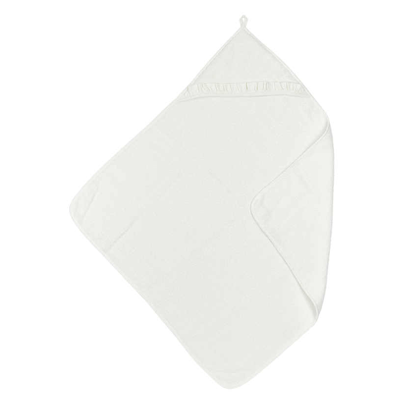 Meyco – Bathcape Terry Ruffle – Offwhite 80x80cm