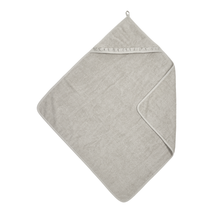 Meyco – Bathcape Terry Ruffle – Greige 80x80cm