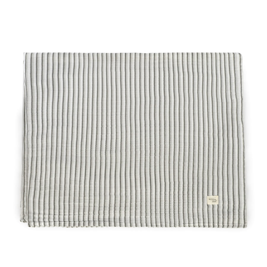 Walking Mum - Muslin - Botton Stripes - Mabel & Fox