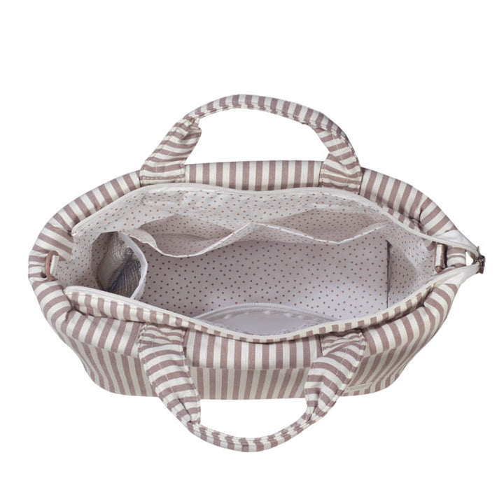 Walking Mum - Changing Bag - Praliné Stripes Moka