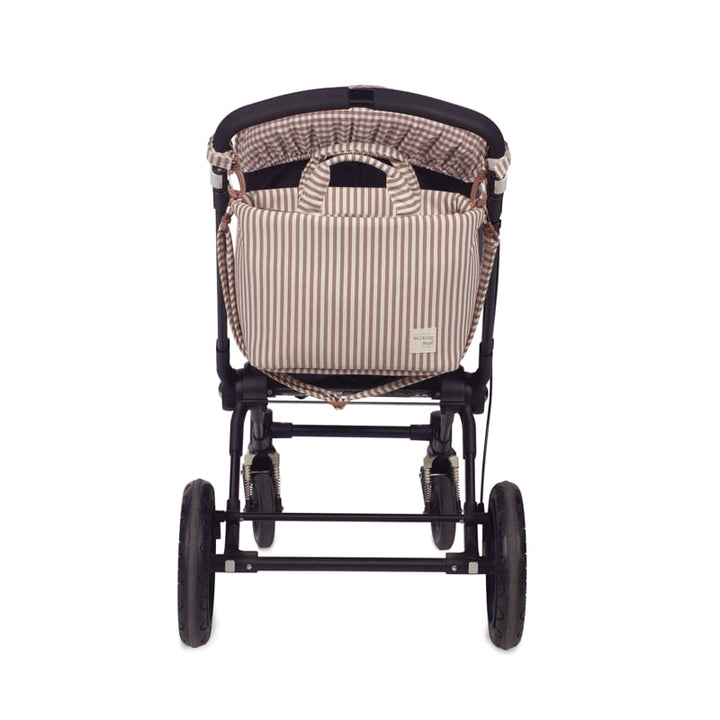 Walking Mum - Changing Bag - Praliné Stripes Moka