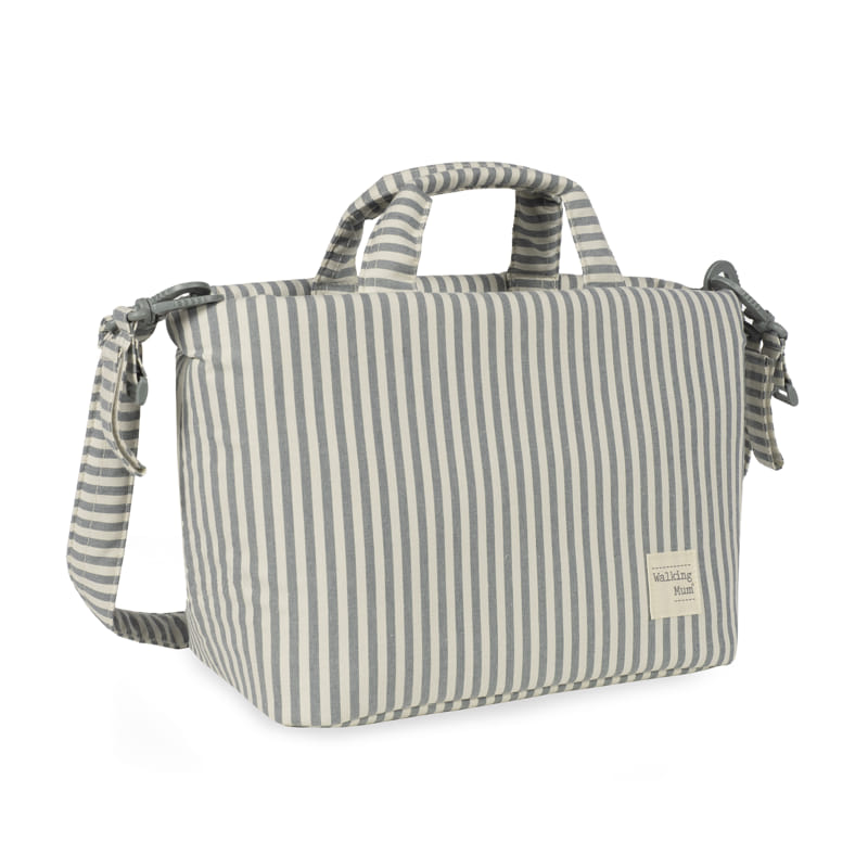 Walking Mum - Changing Bag - Praliné Stripes Matcha - Mabel & Fox