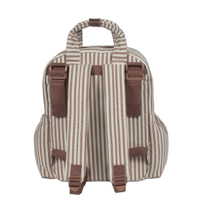 Walking Mum – Rucksack – Praliné Strips Moka - Mabel & Fox