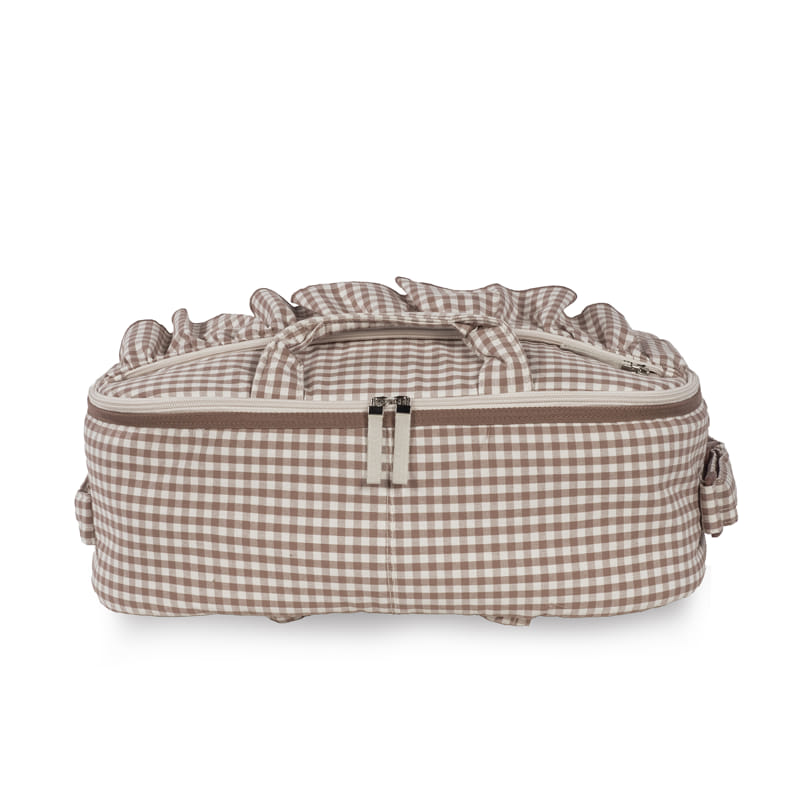 Walking Mum – Maternity Suitcase – Praliné Vichy Moka - Mabel & Fox