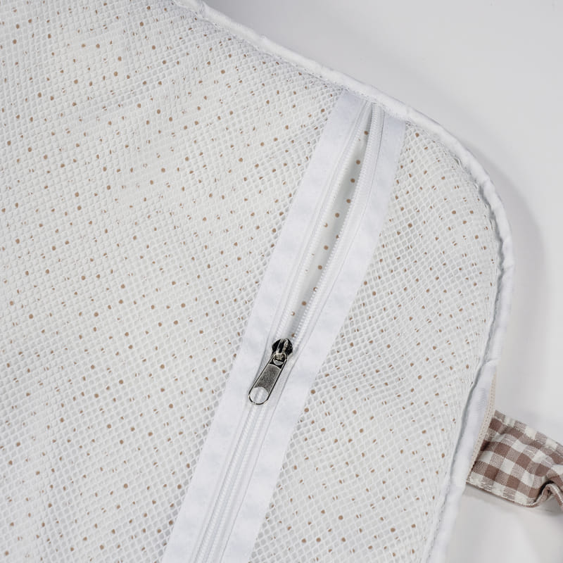 Walking Mum – Maternity Suitcase – Praliné Vichy Moka - Mabel & Fox