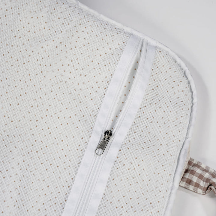 Walking Mum – Maternity Suitcase – Praliné Vichy Moka - Mabel & Fox