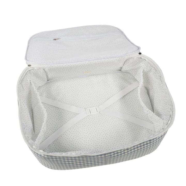 Walking Mum – Maternity Suitcase – Praliné Vichy Matcha - Mabel & Fox