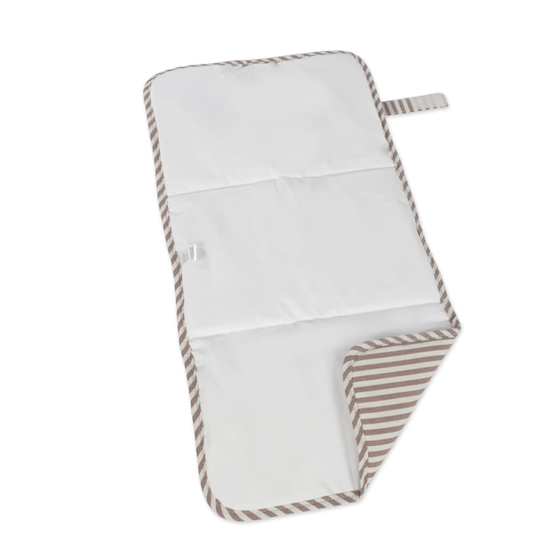 Walking Mum - Changing Mat - Praliné Stripes Moka - Mabel & Fox