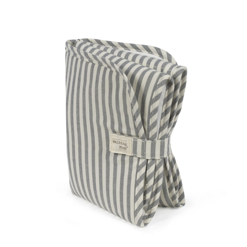 Walking Mum - Changing Mat - Praliné Stripes Matcha - Mabel & Fox