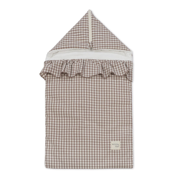 Walking Mum – Baby Nest – Summer Praliné Gingham Moka TOG 1 - Mabel & Fox