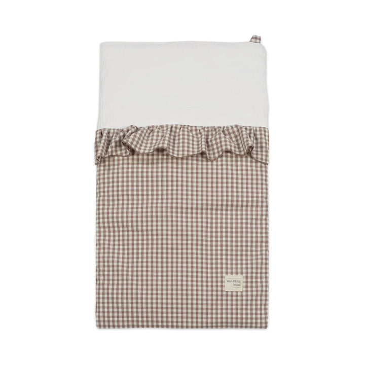 Walking Mum – Baby Nest – Summer Praliné Gingham Moka TOG 1 - Mabel & Fox