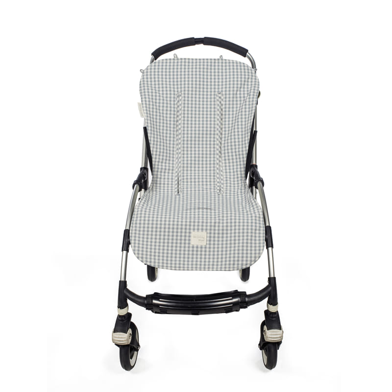 Walking Mum - Seat Liner - Praliné Vichy Matcha - Mabel & Fox