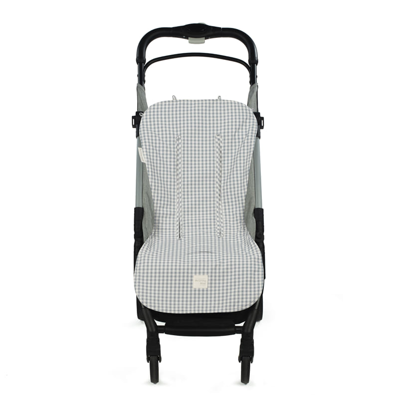 Walking Mum - Seat Liner - Praliné Vichy Matcha - Mabel & Fox