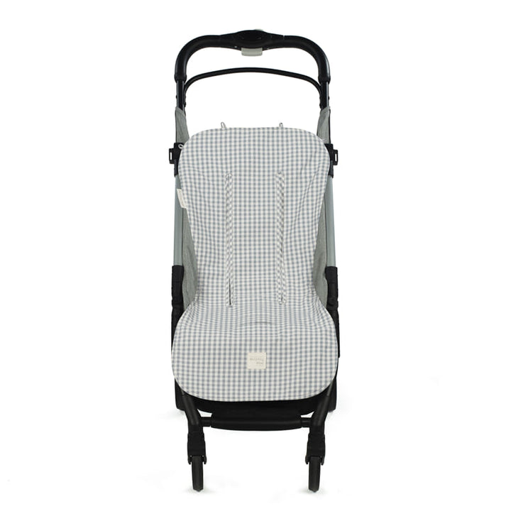 Walking Mum - Seat Liner - Praliné Vichy Matcha - Mabel & Fox