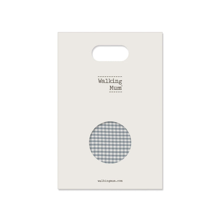 Walking Mum – Muslin Swaddle – Praliné Vichy Matcha - Mabel & Fox