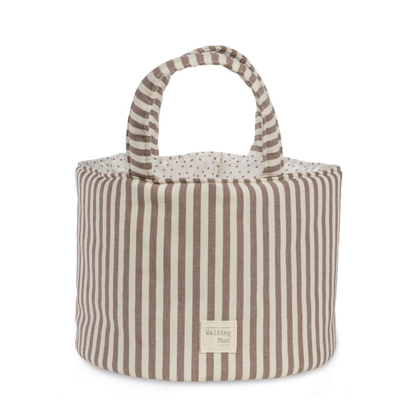 Walking Mum – Organiser Basket – Praliné Strips Moka