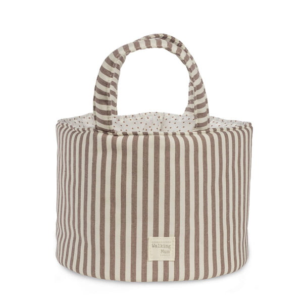 Walking Mum – Organiser Basket – Praliné Strips Moka
