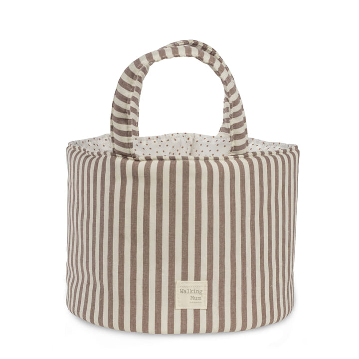 Walking Mum – Organiser Basket – Praliné Strips Moka