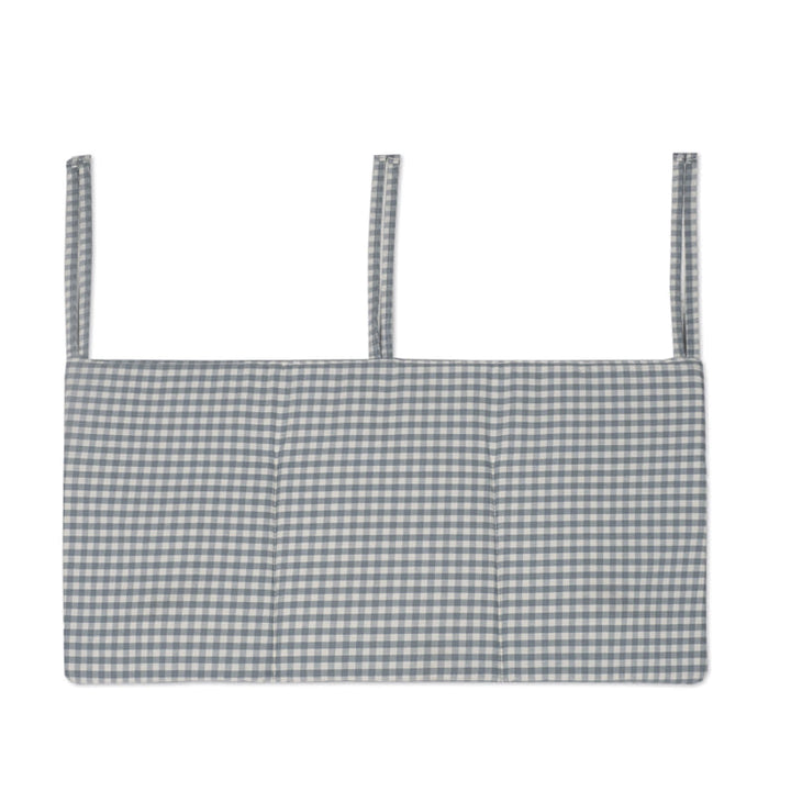 Walking Mum – Cot Organiser – Praliné Vichy & Strips Matcha