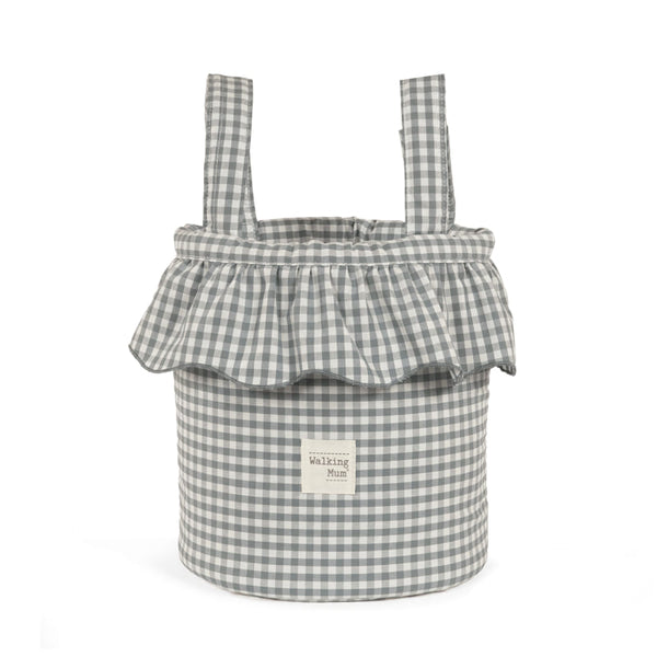 Walking Mum – Bucket Bag –  Praliné Vichy Matcha - Mabel & Fox