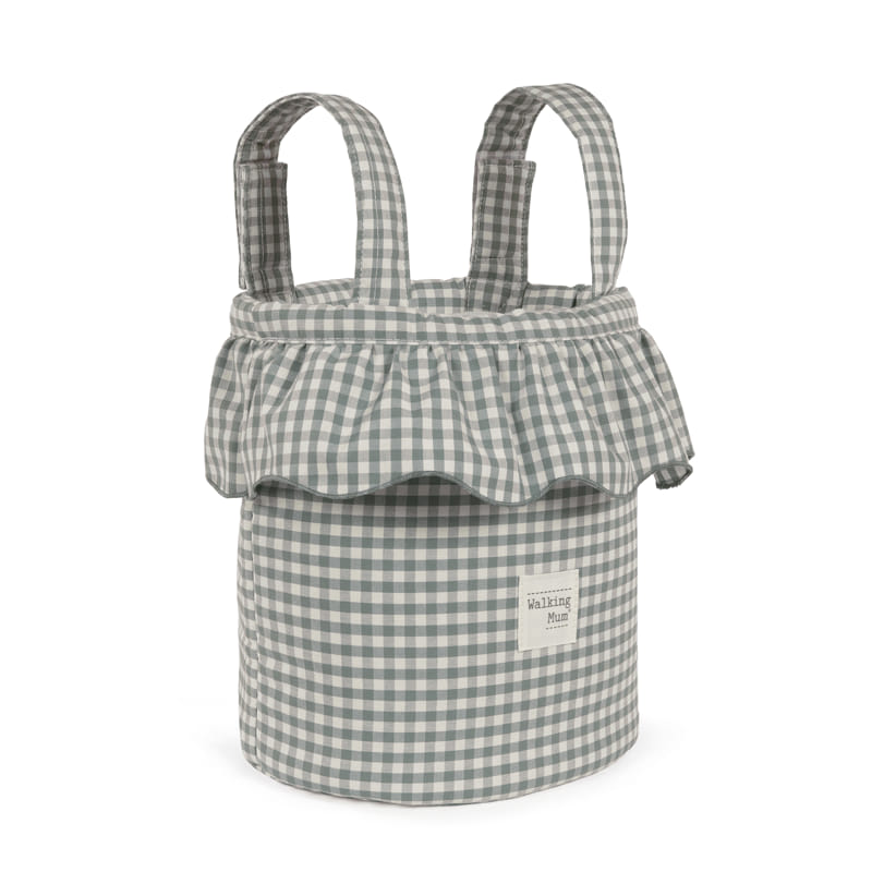 Walking Mum – Bucket Bag –  Praliné Vichy Matcha - Mabel & Fox