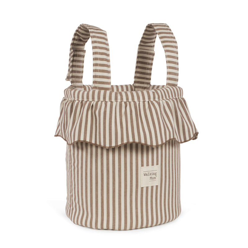 Walking Mum – Bucket Bag –  Praliné Strips Moka