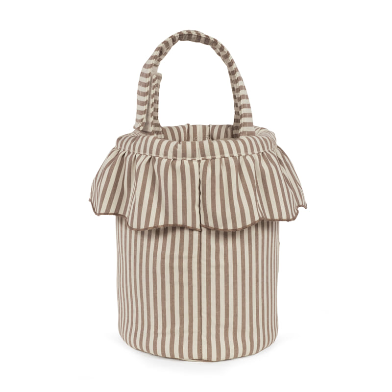 Walking Mum – Bucket Bag –  Praliné Strips Moka