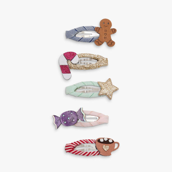 Mimi & Lula - Mini Hair Clips - Cosy Christmas Food