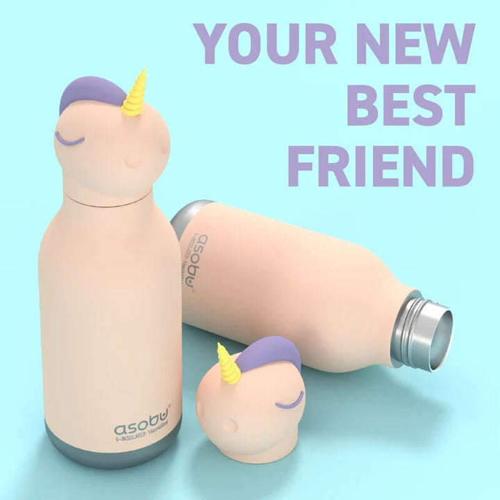 Asobu – Bestie Water Bottle – Sparkle the Unicorn - Mabel & Fox