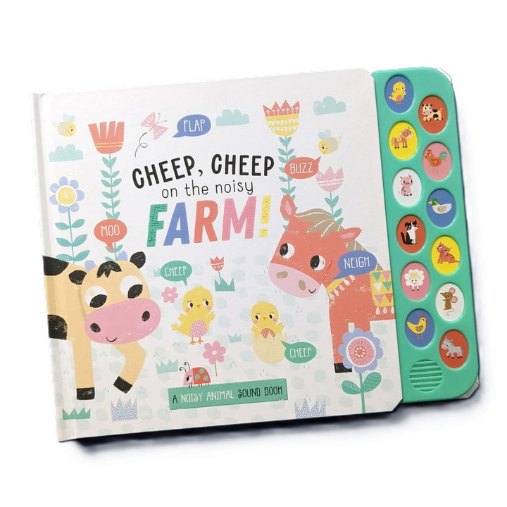 12 Button Sound Book - Playtime Pals Farm - Mabel & Fox