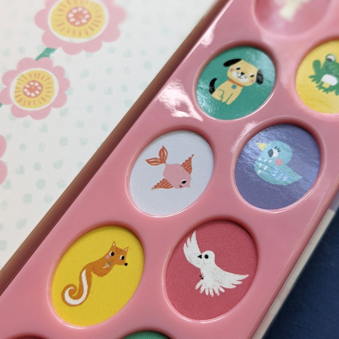 12 Button Sound Book - Playtime Pals Garden - Mabel & Fox