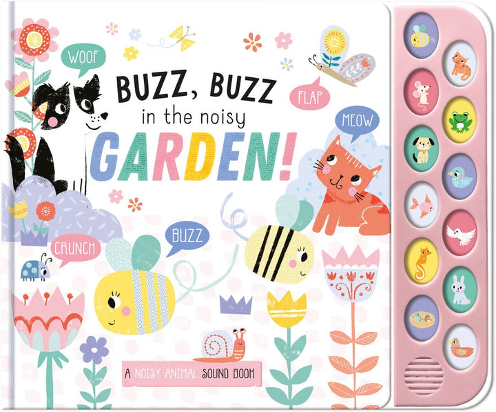 12 Button Sound Book - Playtime Pals Garden - Mabel & Fox