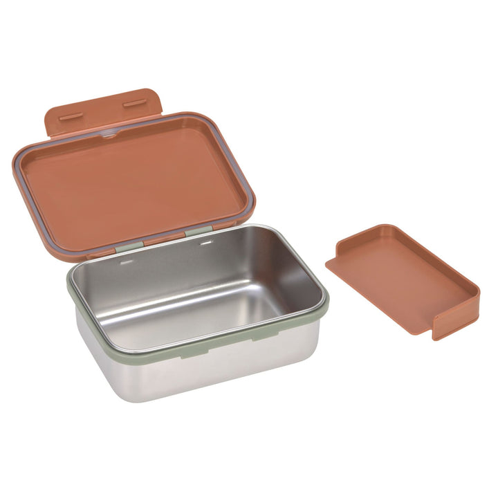 Lassig - Lunchbox Stainless Steel - Happy Prints - Caramel